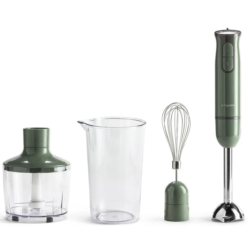 Tognana Frullatore a Immersione 3 in 1 Iridea 600W Verde Salvia
