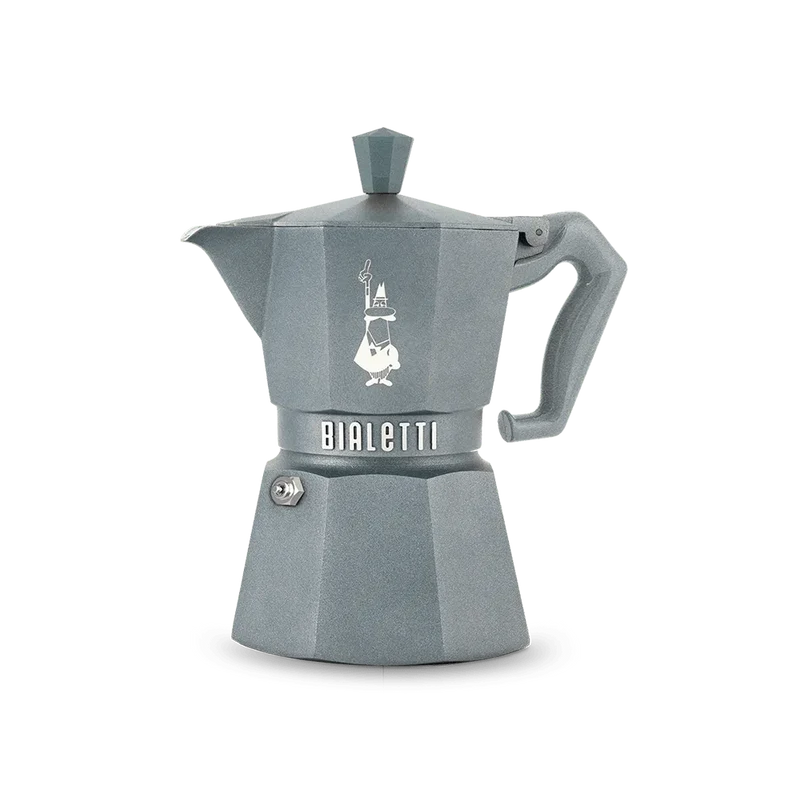Bialetti Moka Exclusive 3 Tazze Grigio