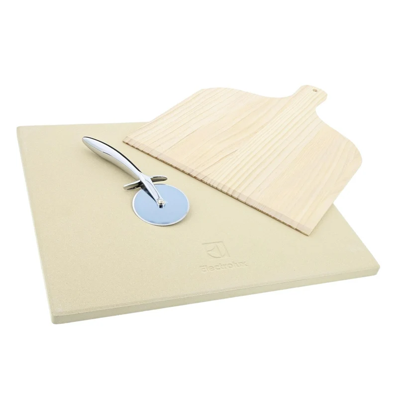 Electrolux pizza stone pietra refrattaria 38cm con paletta taglierina per forno