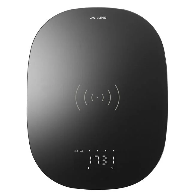 Zwilling Bilanca Professionale Enfinigy con Ricarica Smartphone Induzione Nero