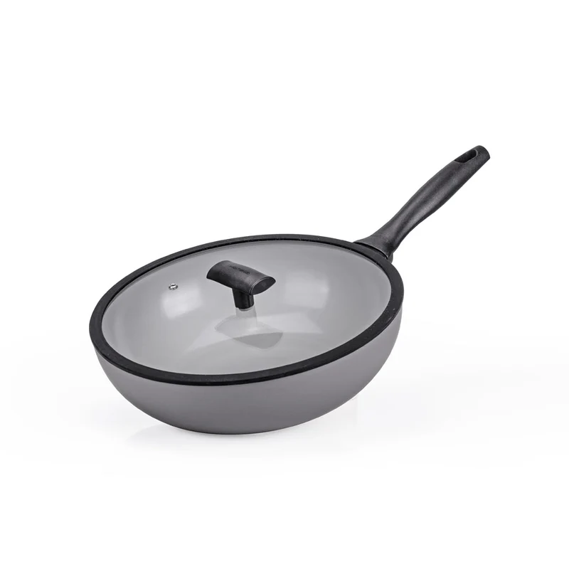 Moneta Wok Melodia Finegres 1 Manico con coperchio 30 cm