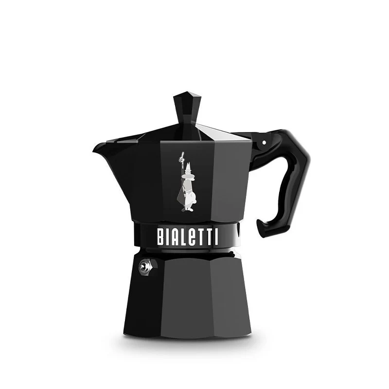 Bialetti Moka Exclusive 3 Tazze Nero