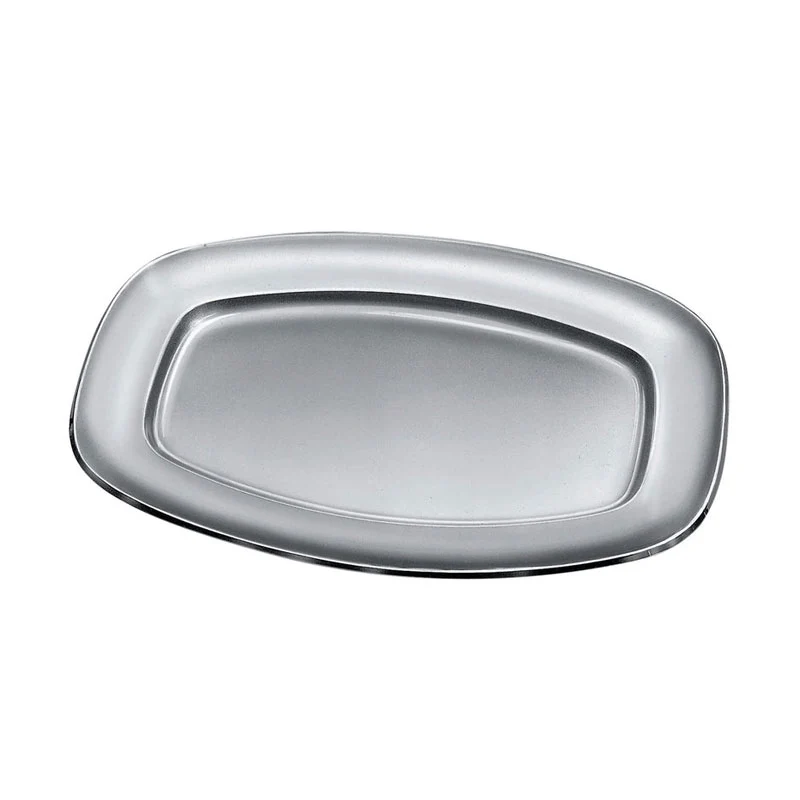 Alessi Vassoio da Portata Rettangolare 30x21 cm Acciaio Inox