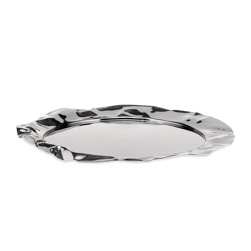 Alessi Vassoio Rotondo Foix Acciaio D44 cm
