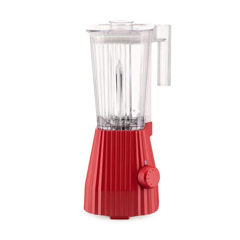 Alessi Frullatore Elettrico Plissé Rosso