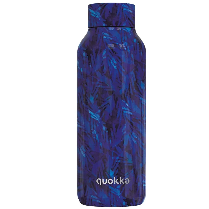 Bottiglia Termica 510 ml a Doppia Parete con Decorazione Night Forest Blu notte Quokka