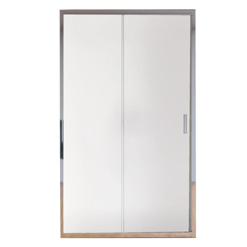 Porta Parete Doccia 110 cm 1 anta Scorrevole in Cristallo Opaco 6mm H195 Bonussi Tosca
