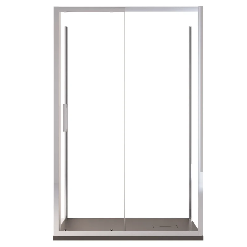Box Doccia 3 Lati 70x100x70 cm 1 Anta Scorrevole in Cristallo Trasparente 6mm H195 Bonussi Edvige