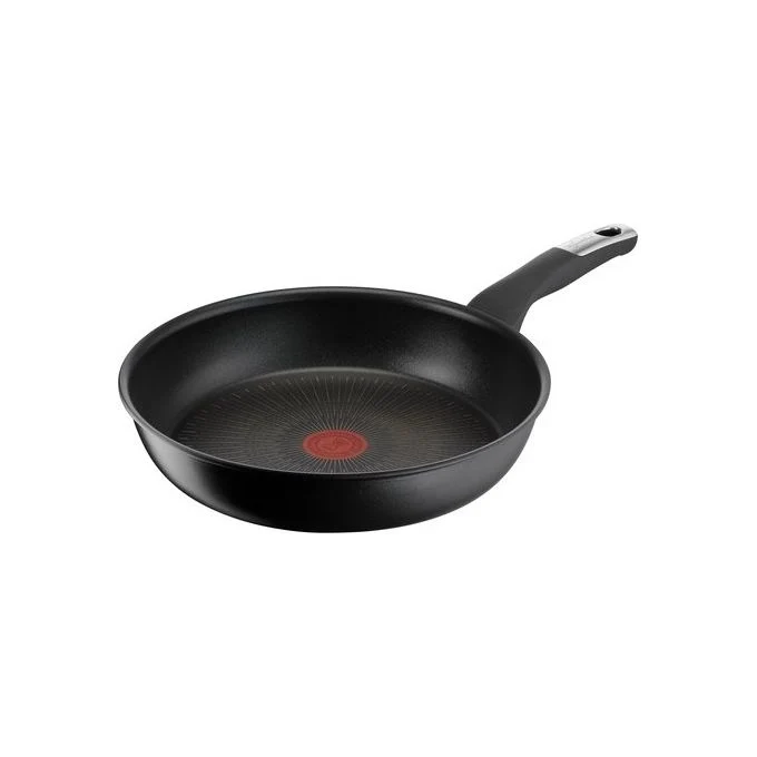 Lagostina 010271040126 Unlimited Padella Antiaderente Titanio 26 cm 6 Strati Thermo-Signal Induzione colore Nero