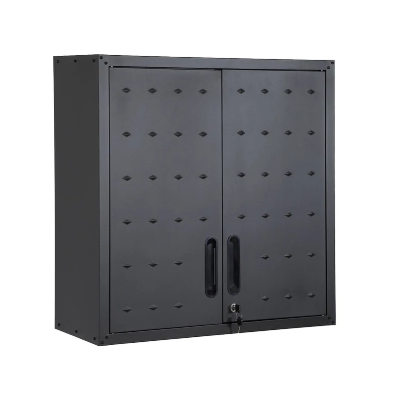Mobile alto contenitore per garage, nero