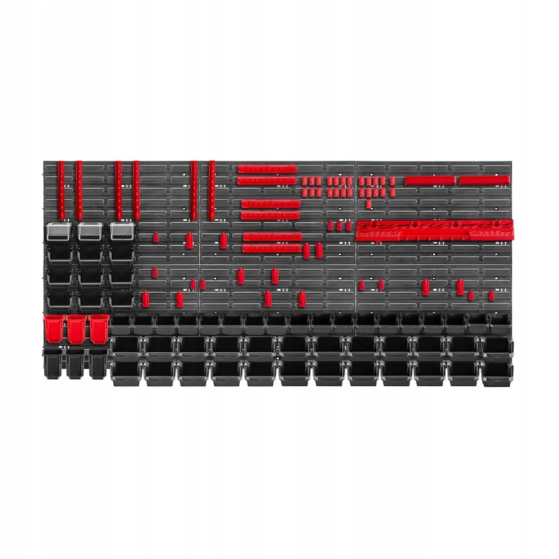 KADAX Pannello portautensili da parete per officina, 174x78 cm, 81 scomparti, 60 supporti, garage